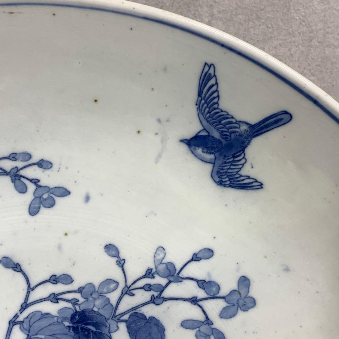 直径40.4cm ! 大皿 飾り皿 大正 時代物 昭和レトロ ⑤-1