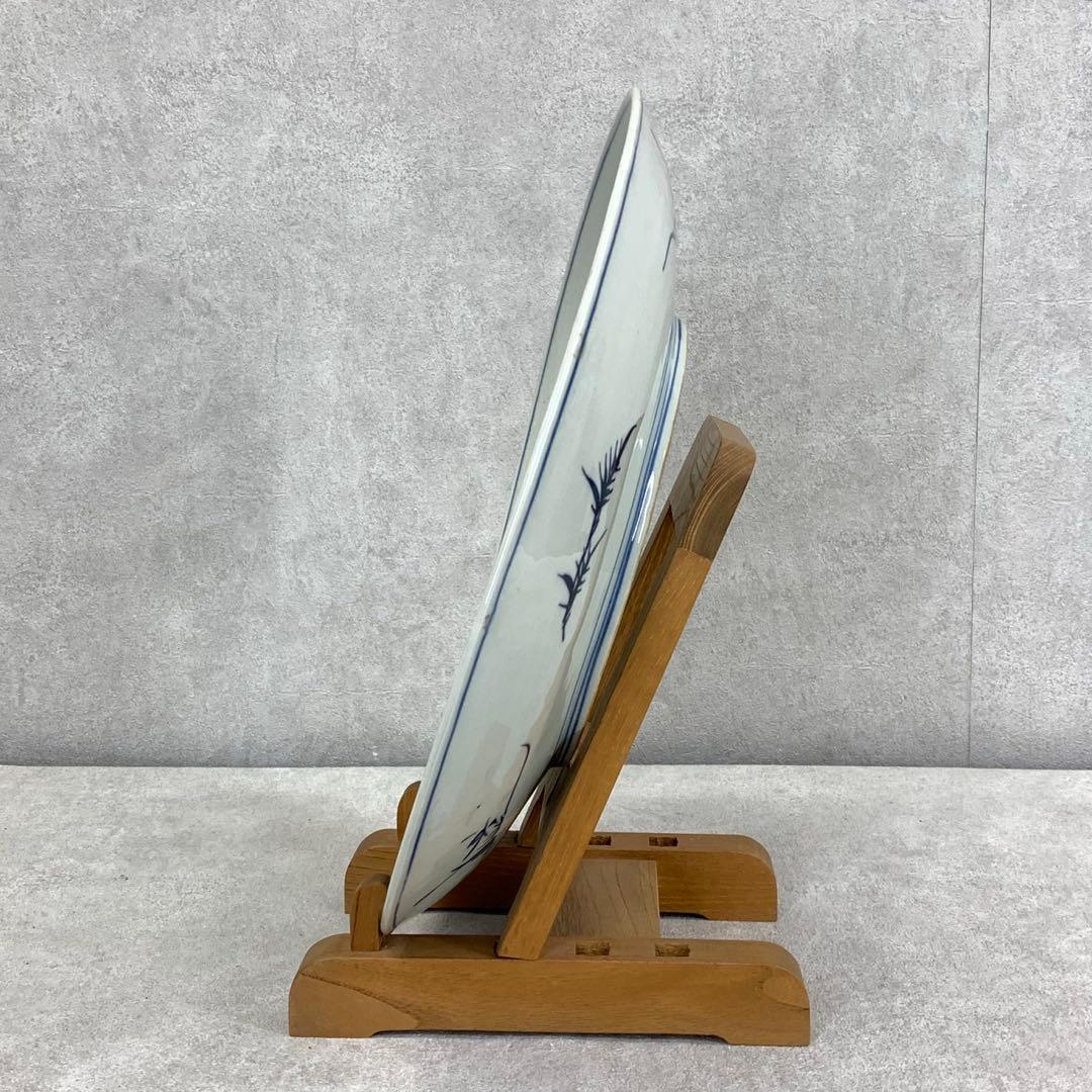 直径40.4cm ! 大皿 飾り皿 大正 時代物 昭和レトロ ⑤-1