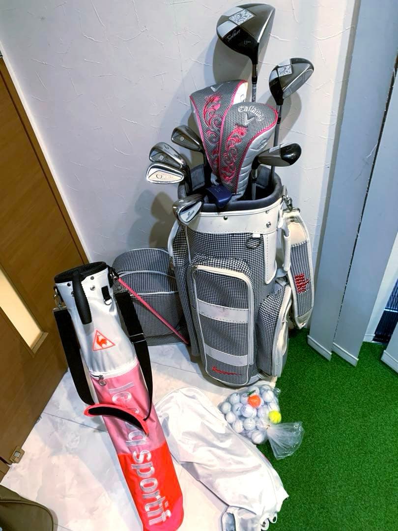 豪華　レディースゴルフクラブ セット　キャロウェイ　マルマン　バッグ/ナイキ