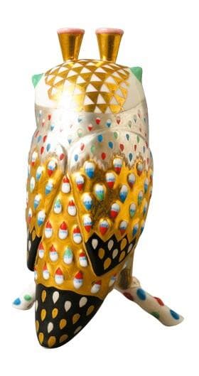 クラウス・ハーパニエミ KLAUS HAAPANIEMI フクロウ陶器製オブジェ