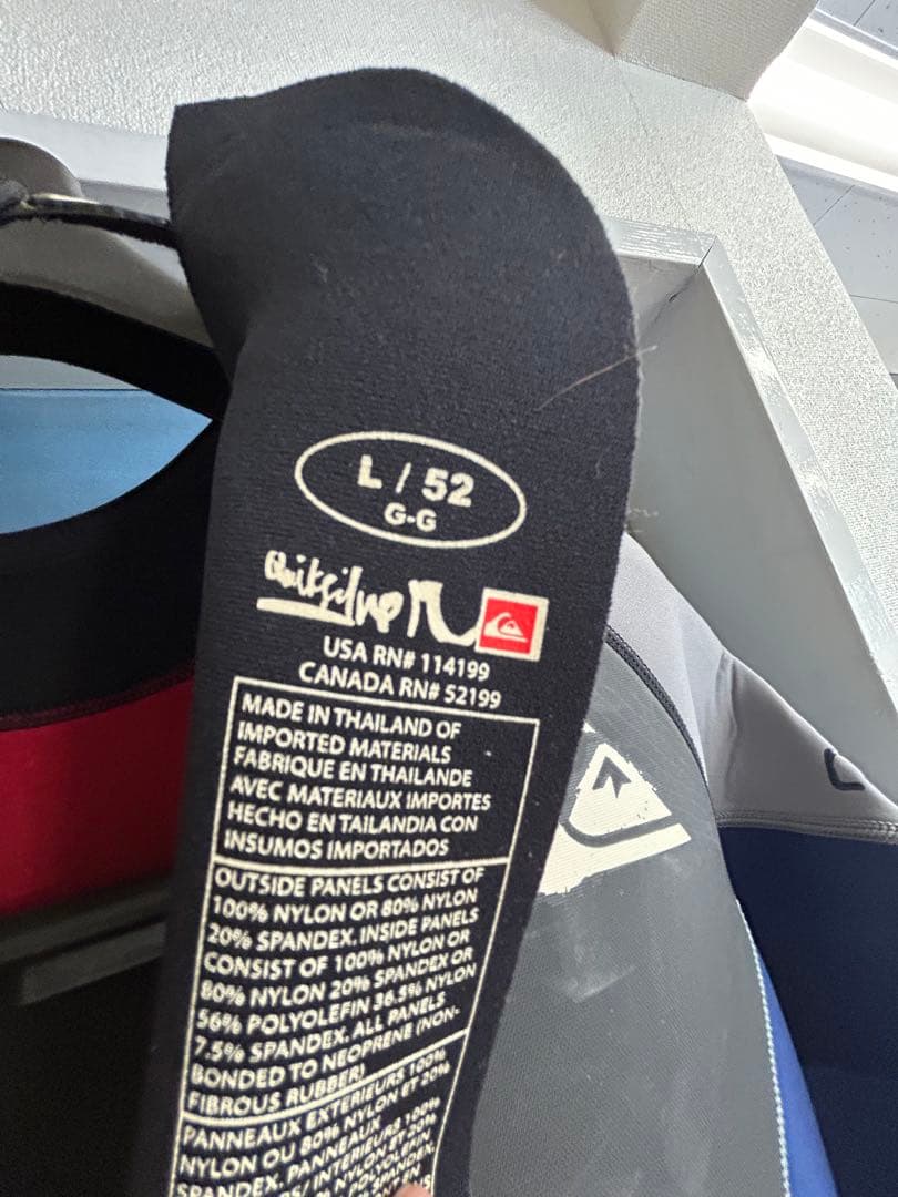 Quiksilver フルスーツＬ セット
