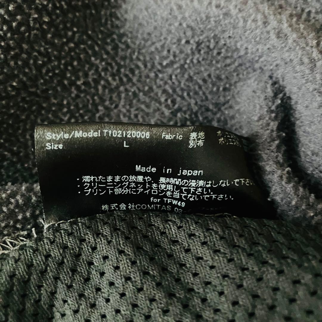 【美品】TFW49 ハーフジップ コンビネーションパーカー L
