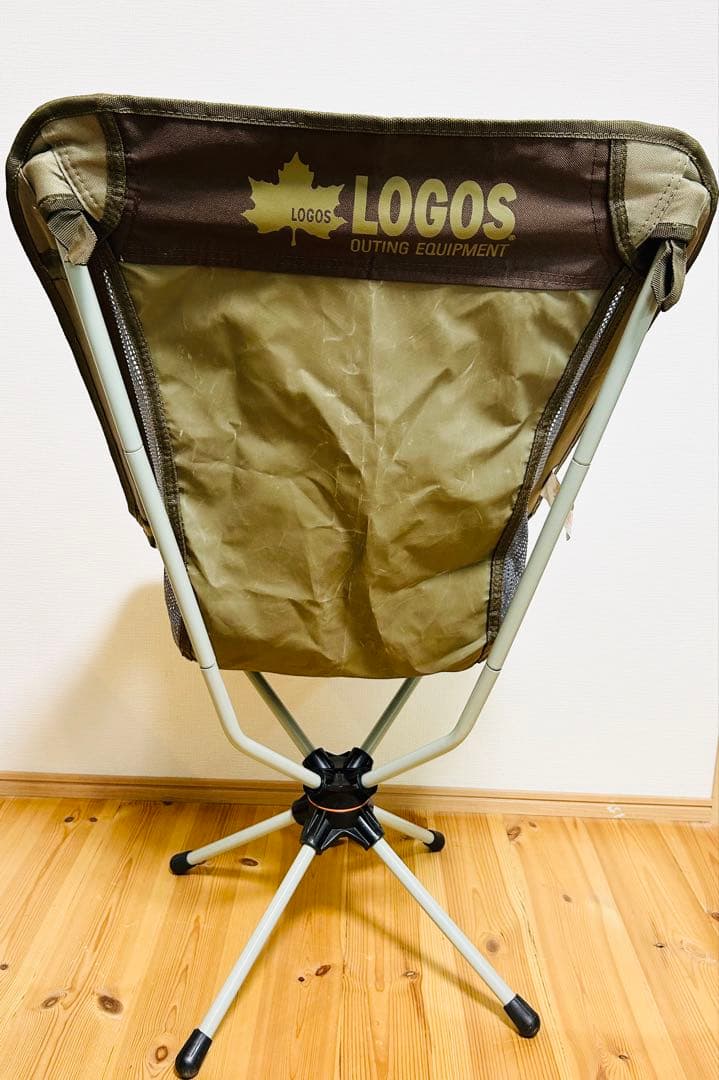 ☆お値下げ☆ 使用1回☆ロゴスLOGOS Life 回るんチェア ブラウン 2脚