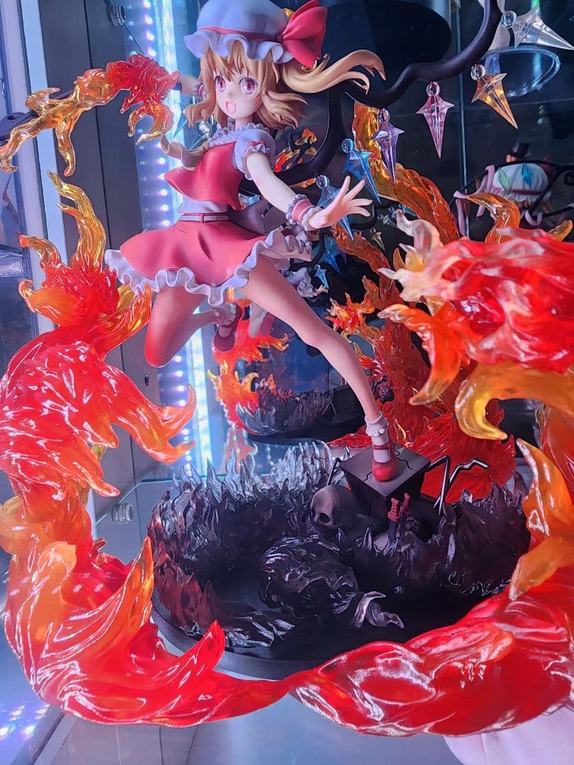 東方Project　キューズQ　フランドール　フィギュア　魂エフェクト炎セット