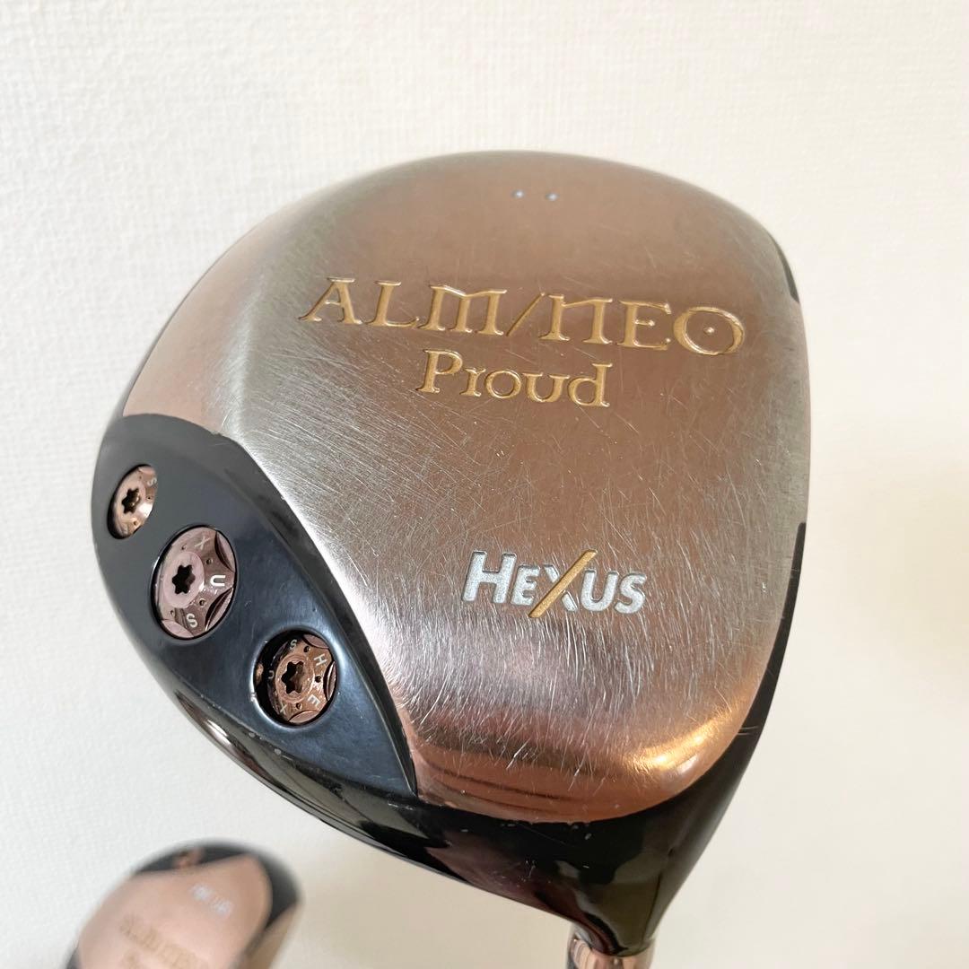 HEXUS ALM/NEO proud メンズ　ゴルフクラブセット　9本