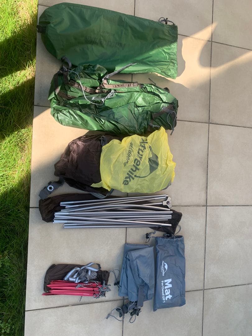 fujin　Naturehike CloudUP 1 テント カラー松葉色