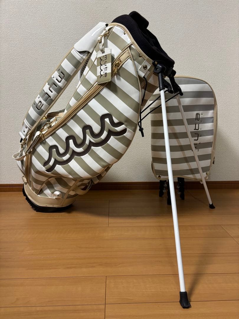 【muta MARINE 】ムータマリン ボーダー キャディバッグ 男女兼用