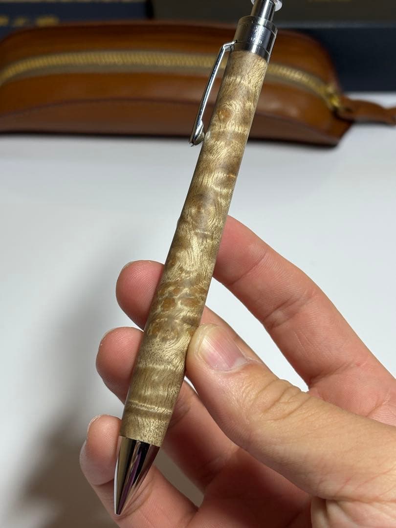 公房楔　マーブルウッド　シャーペン　ペンシル楔