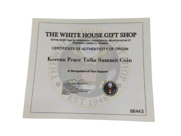 新品 2018年 米朝首脳会談 記念 トランプ大統領 金正恩