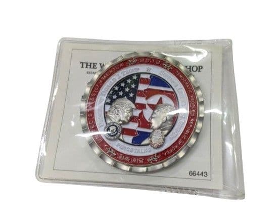 新品 2018年 米朝首脳会談 記念 トランプ大統領 金正恩