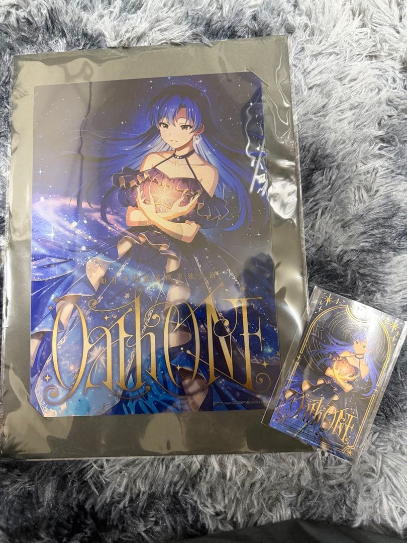 如月千早 武道館特典 キービジュアルメタルアートプレート 特典ステッカー