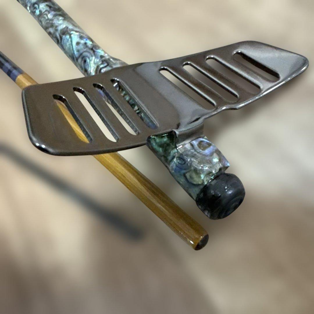 ヘラ竿をヘチ竿に改造2.5m