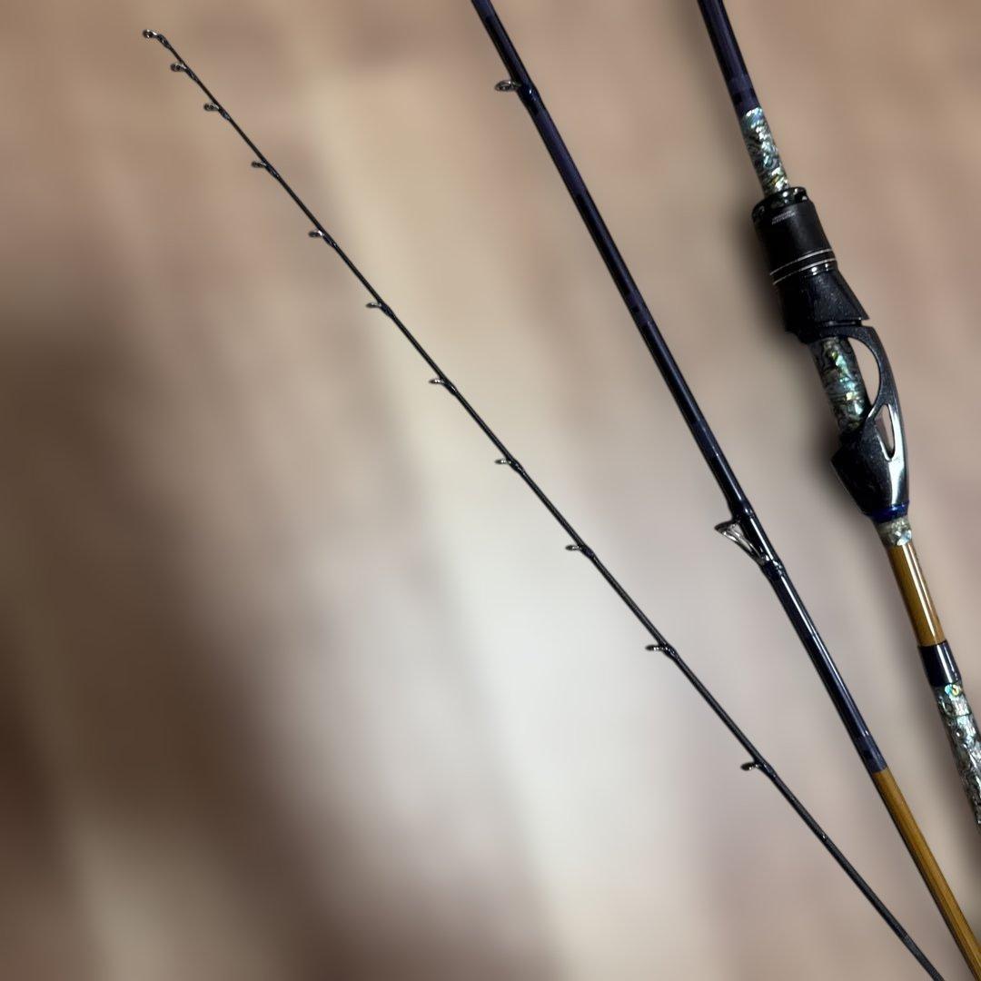 ヘラ竿をヘチ竿に改造2.5m