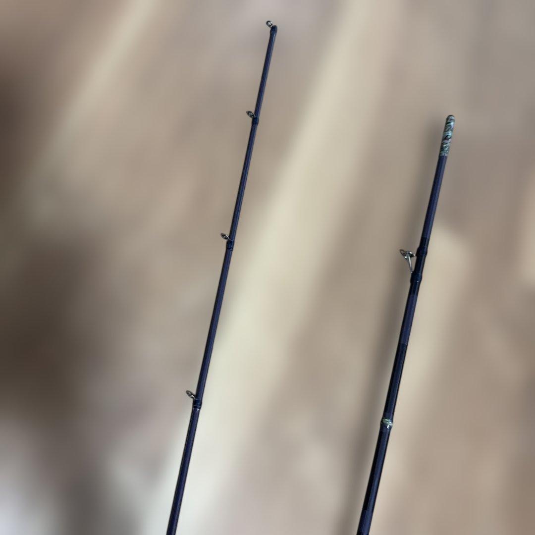 ヘラ竿をヘチ竿に改造2.5m