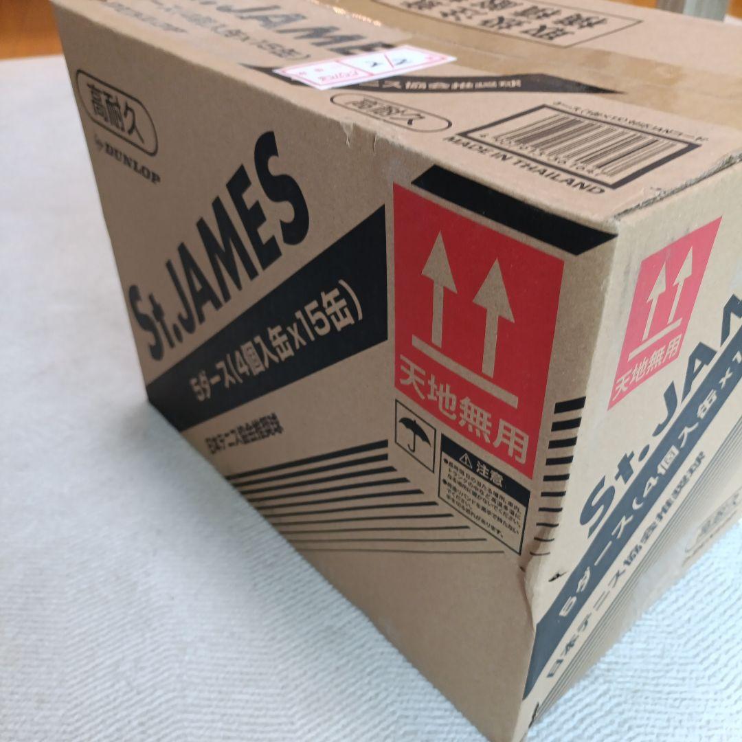 DUNLOP St.JAMES テニスボール 5ダース（4個入缶✕15缶）高耐久