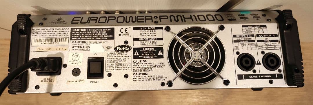 【ジャンク】ＢＥＨＲＩＮＧＥＲ　PMH1000パワードミキサー