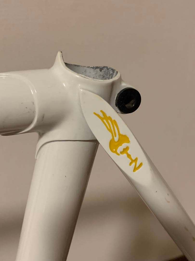 クロモリ　極美品ヴィンテージZUNOW ホワイト