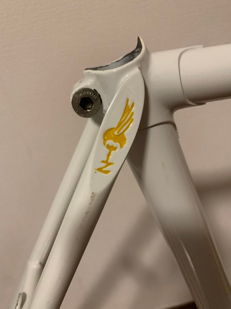 クロモリ　極美品ヴィンテージZUNOW ホワイト