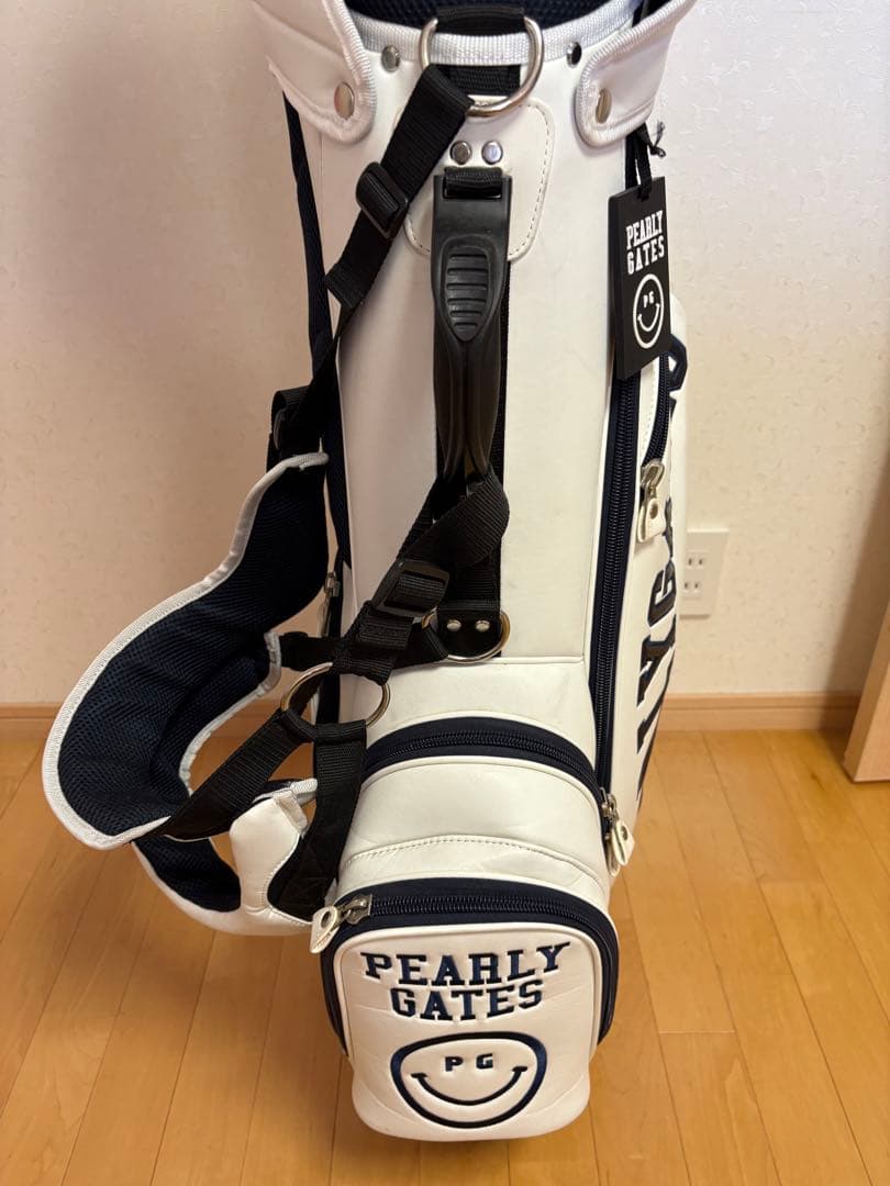 パーリーゲイツ　PEARLY GATES キャディーバック　ホワイト　希少