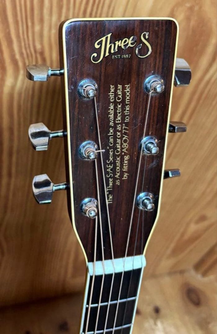 【エレアコ化&牛骨サドル】ThreeS AE-25 調整済　JV