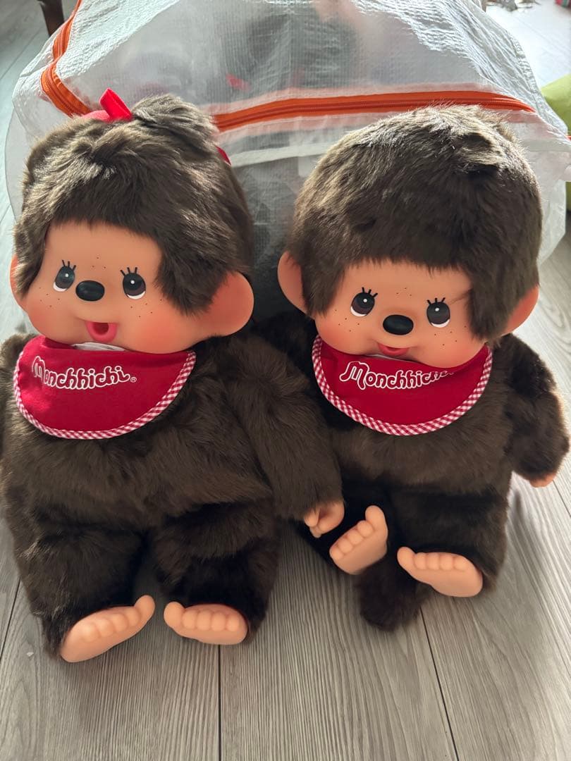 モンチッチ プレミアムスタンダード Lサイズ ブラウン 女の子男の子ペア