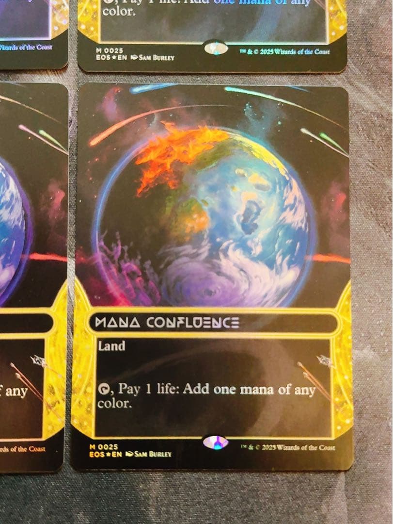 【foil】マナの合流点　英語　4枚セット