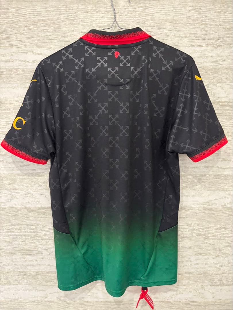 24-25 ACミラン×Off-White 4th ユニフォーム　Sサイズ