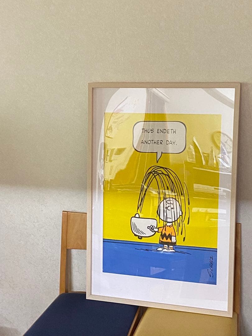 70s ピーナッツ　ポスター　チャーリーブラウン