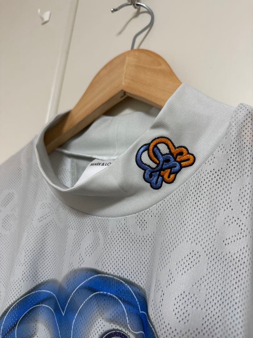 マーク＆ロナ モックネック メッシュ Tシャツ 46