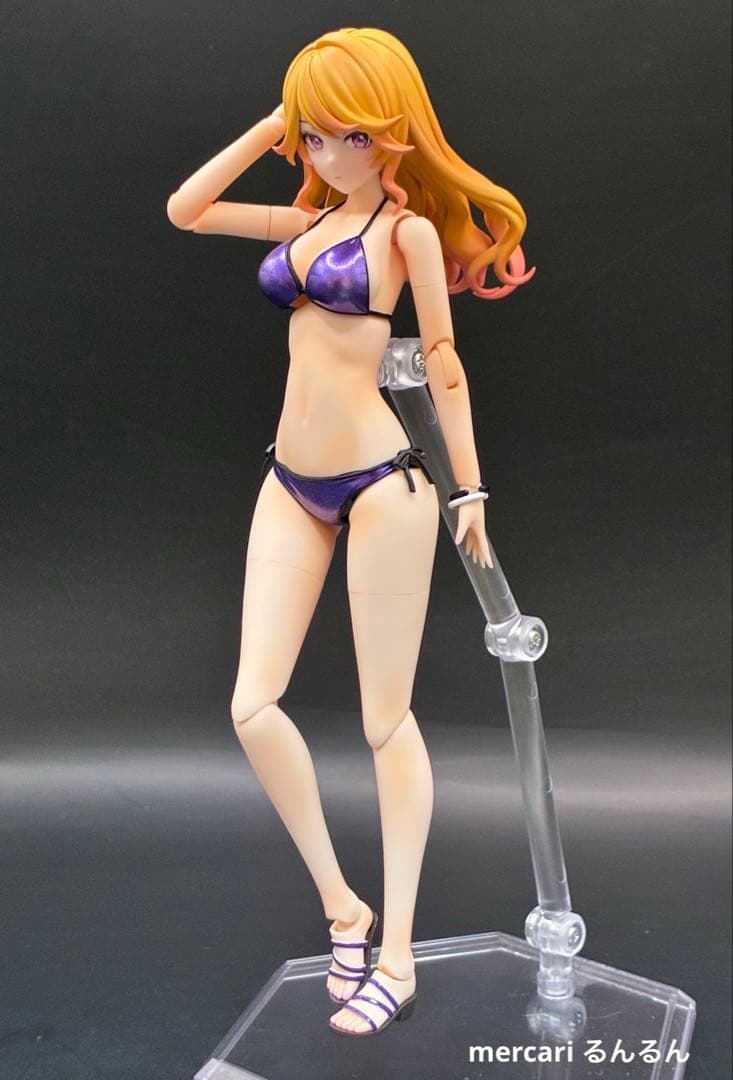 創彩少女庭園 佐伯リツカ水着ヘアアレンジver 喜多川海夢カラー塗装完成製品