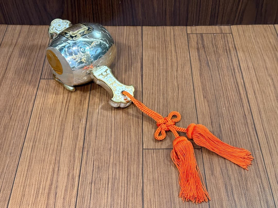 銀製刻印　小槌　銀のみの重さ255g