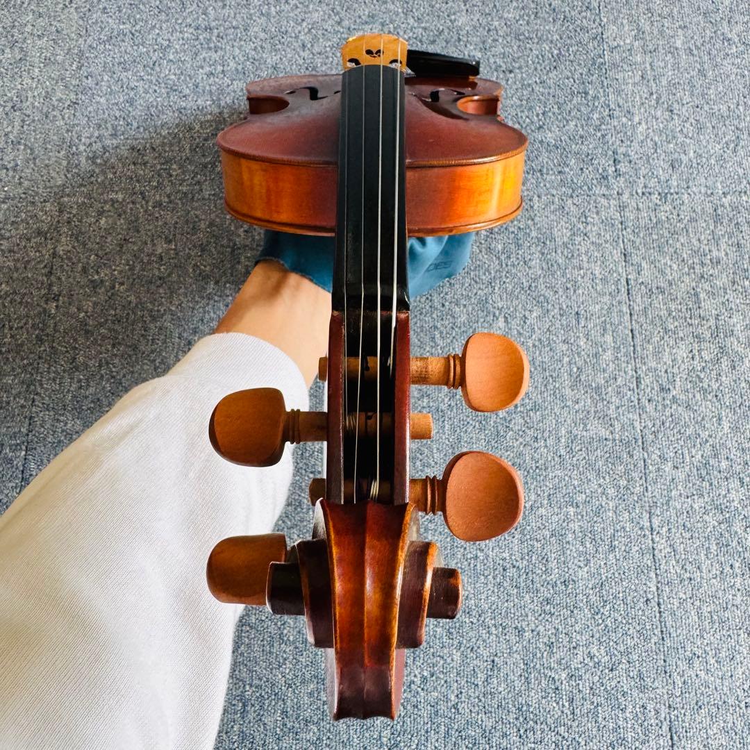 【試奏動画あり】SUZUKI バイオリン No.103裏板一枚板【弓・ケース付】