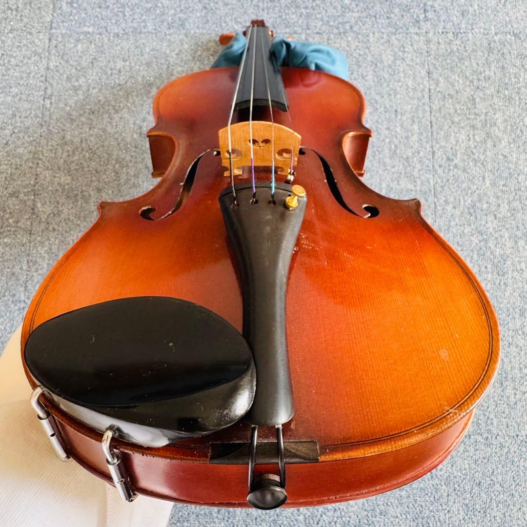 【試奏動画あり】SUZUKI バイオリン No.103裏板一枚板【弓・ケース付】