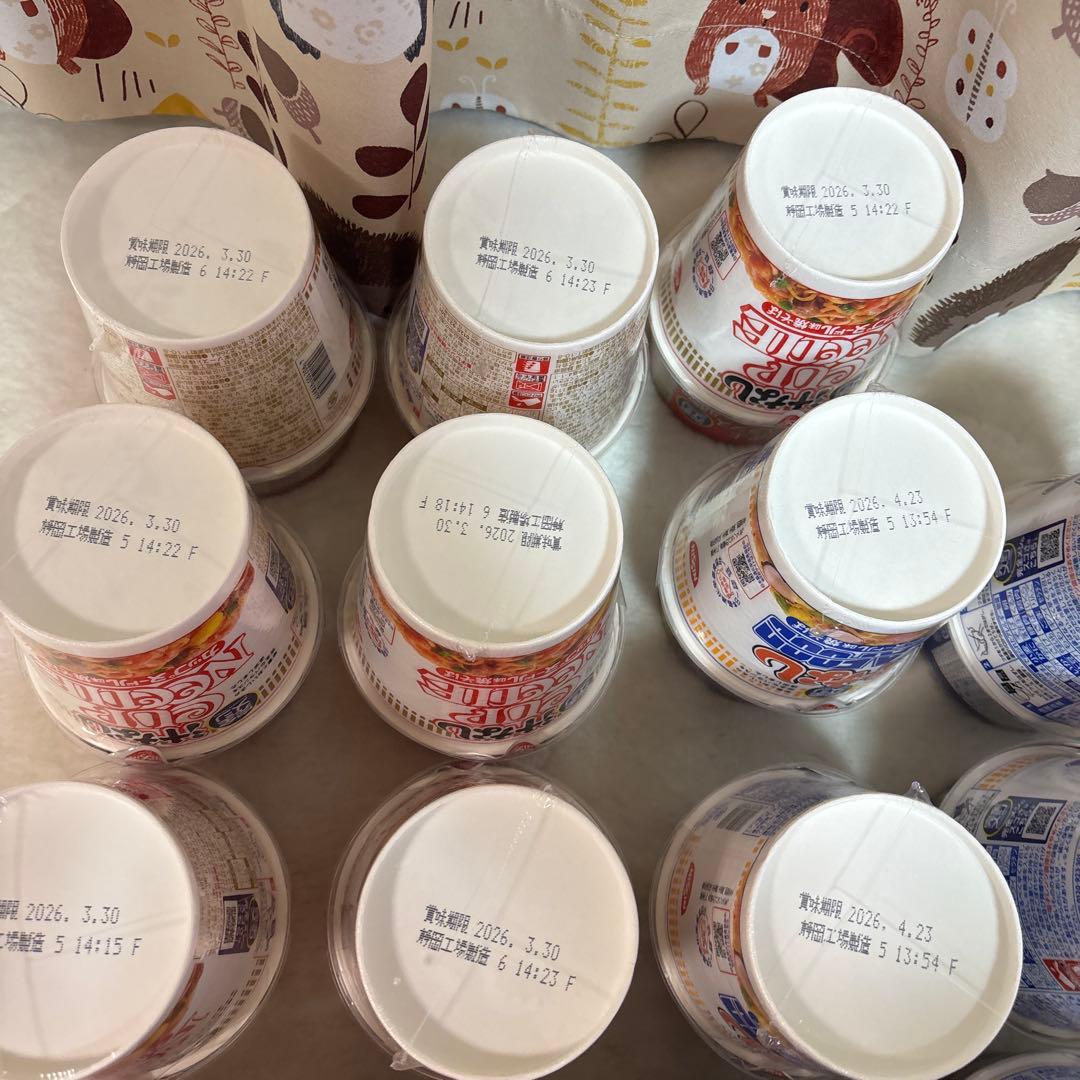 日清食品　カップヌードル　どん兵衛　完全メシ　40個