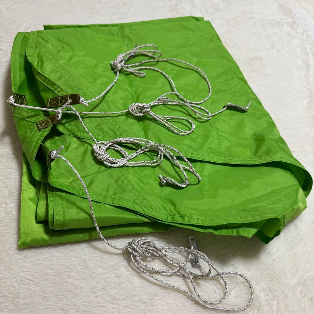 極美品モンベル　ミニタープ HX ポール2本セット　グリーン