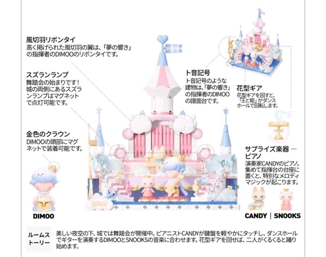 DIMOO Dream Melody シリーズブロックフィ ギュア 全セット