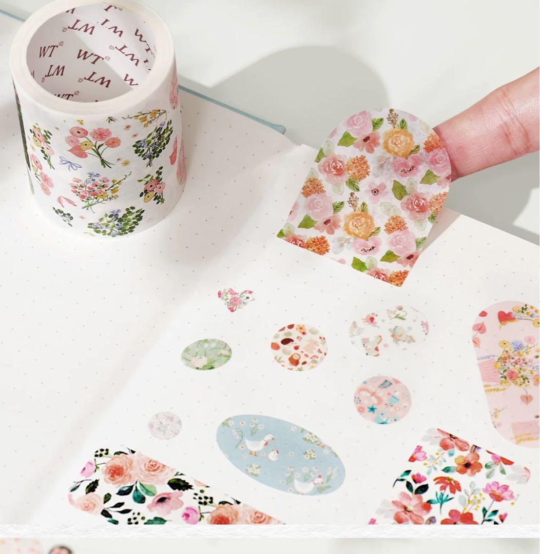 WT《繁花织梦3巻セット》海外マスキングテープ　マステ 【1936】