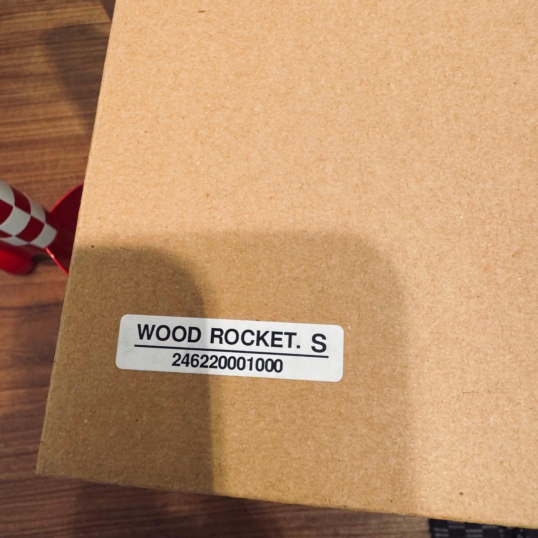 【新品】タンタンの冒険 TINTIN ロケット 22cm 希少 木製