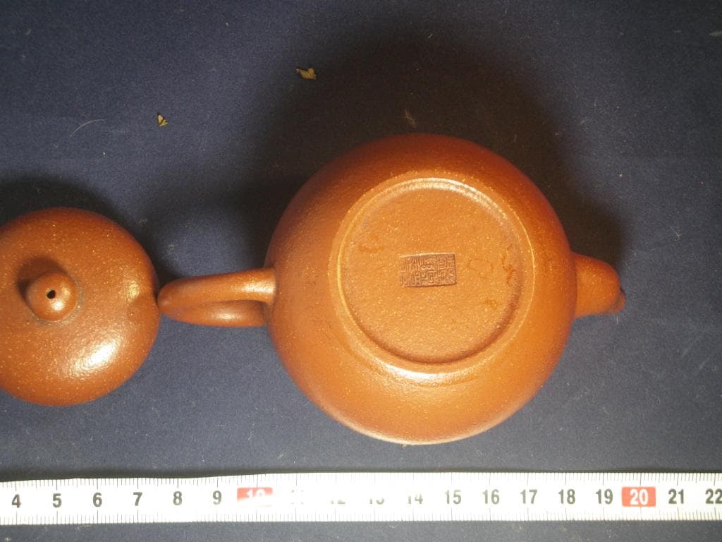 中国宜興紫砂壷　梨皮名壺　古い急須　　本物保証