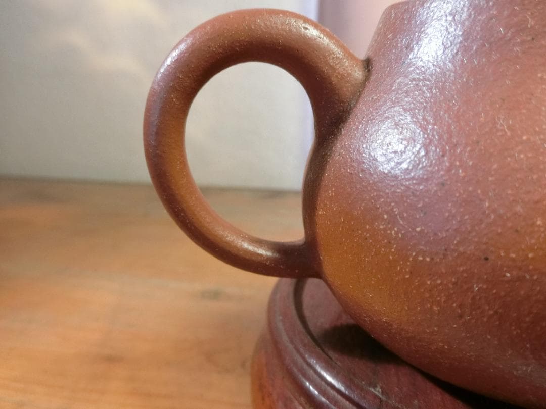 中国宜興紫砂壷　梨皮名壺　古い急須　　本物保証