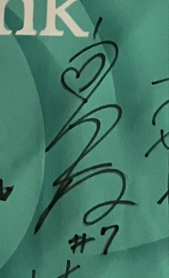 群馬グリーンウイングス サイン入りＴシャツ