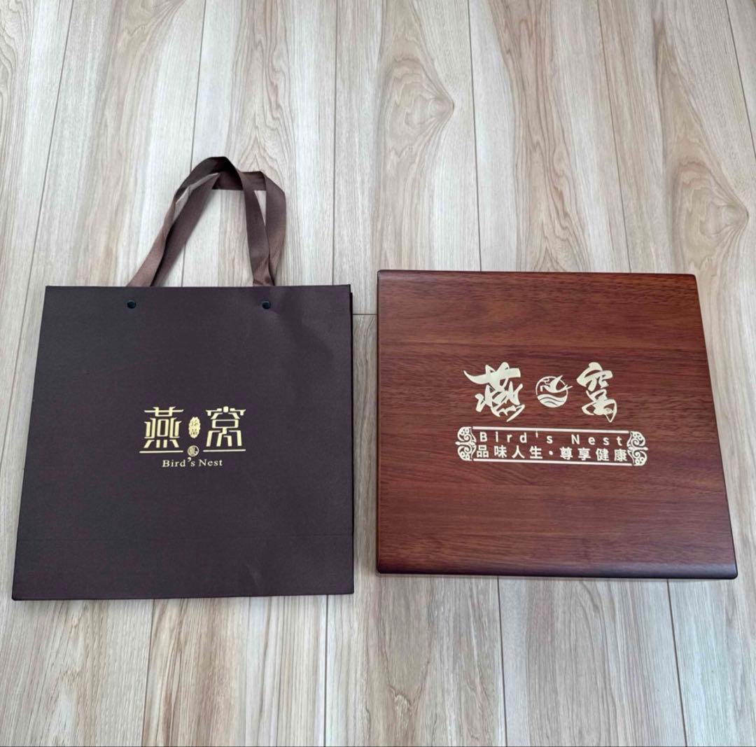 燕の巣　高級品　ツバメの巣　木箱ギフト マレーシア産
