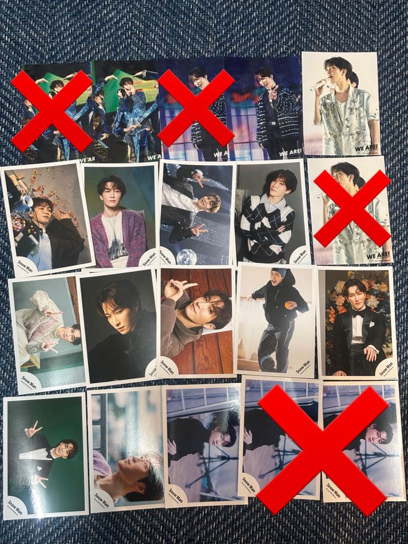 渡辺翔太　公式写真318枚セット　バラ売り可