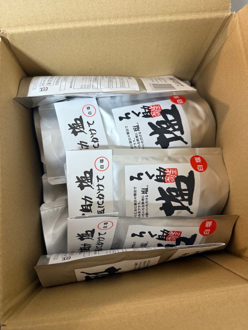 ろく助 白塩 130g 16本