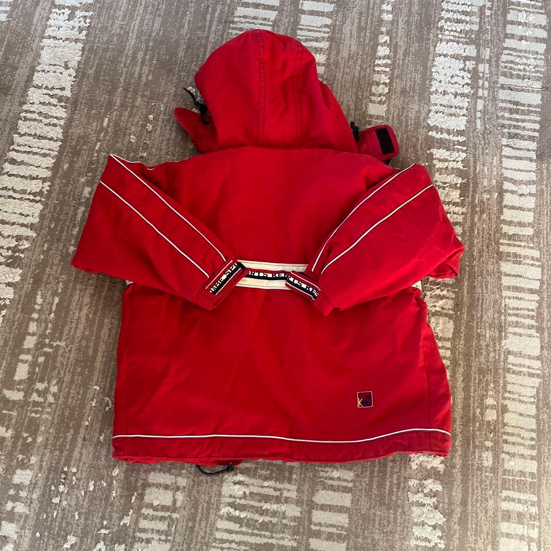 KENSHO ABE 赤 フード付き上下
