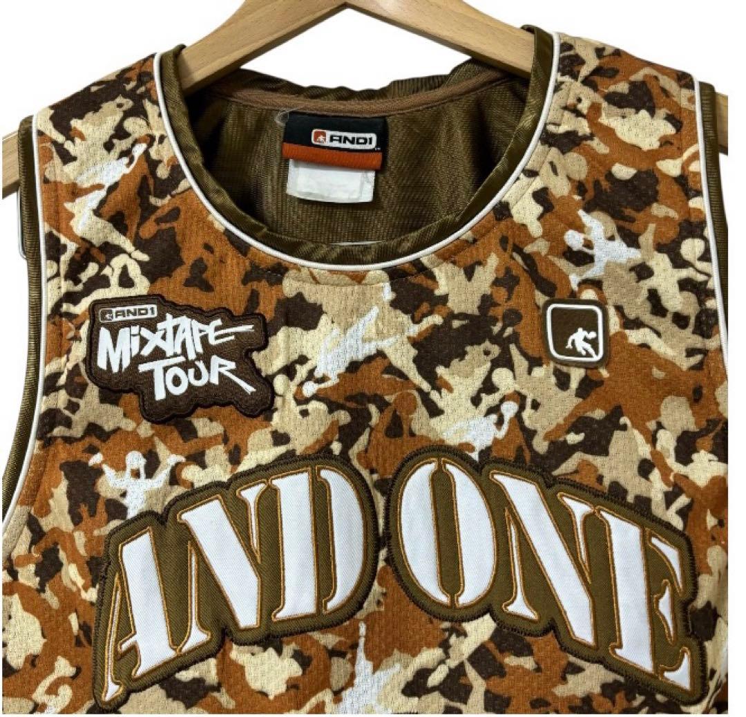 AND1 MIXTAPEソルジャーアーミー迷彩ユニフォームアンドワンホットソース