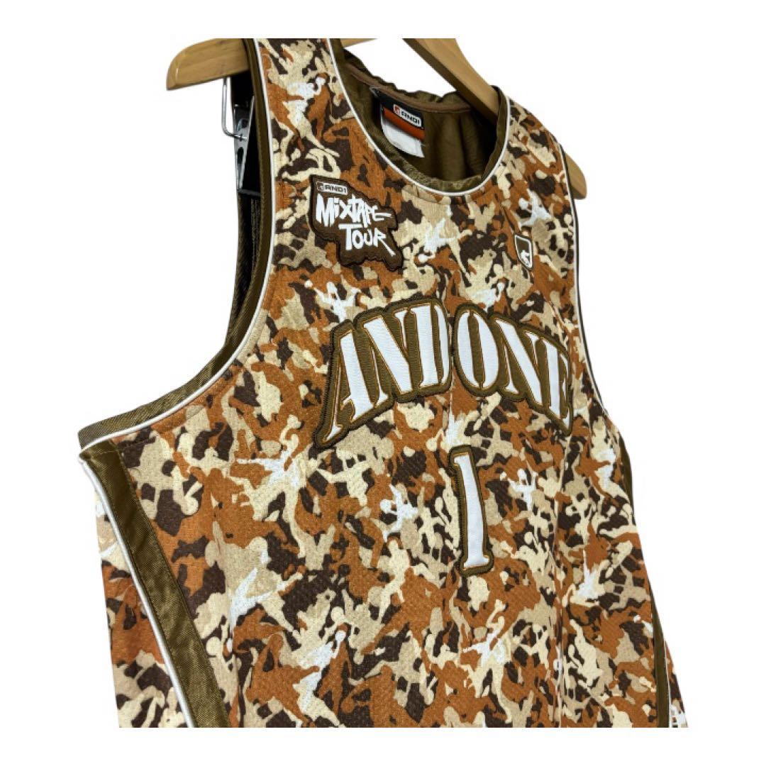 AND1 MIXTAPEソルジャーアーミー迷彩ユニフォームアンドワンホットソース