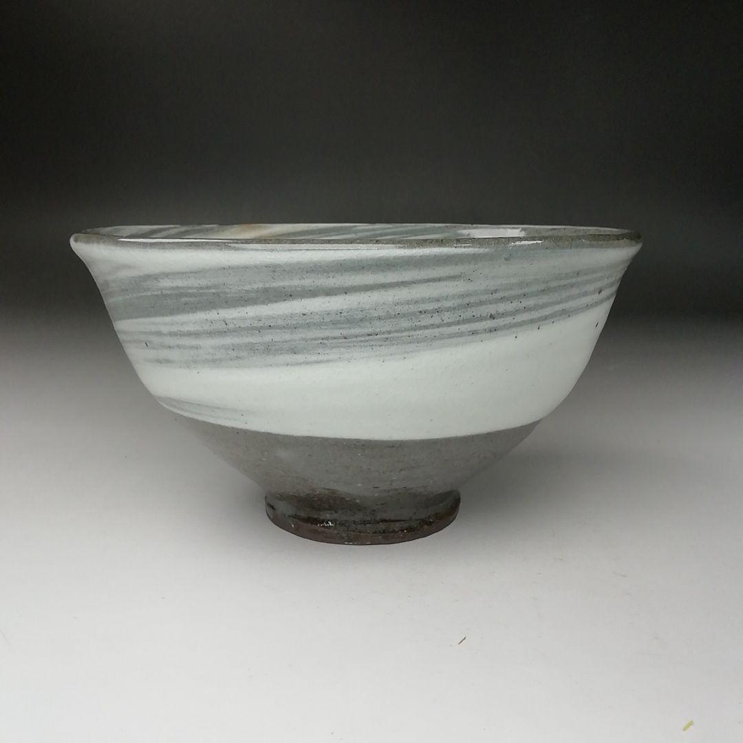 Ｔ２５３　茶碗　『唐津刷毛目茶碗』『中里隆』　共箱　抹茶碗　茶道具