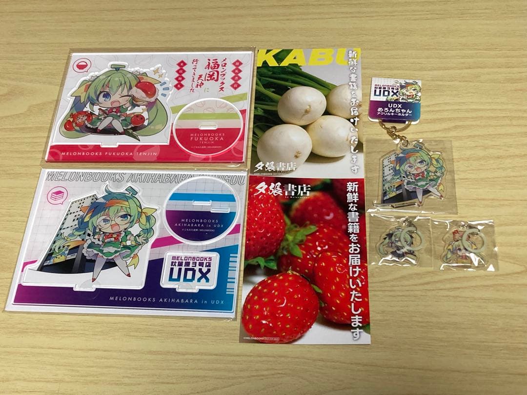 UDX明太子ご当地めろんちゃん アクキーアクスタカプセルトイ こもわた遥華