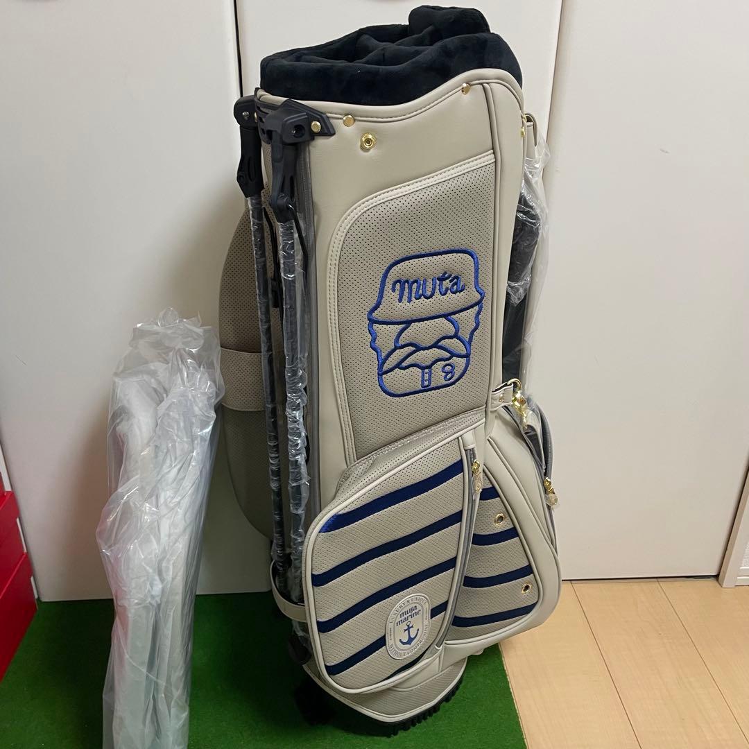 完売品　新品未使用 muta ムータ　ゴルフ キャディバッグ ベージュ